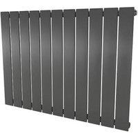 Ximax Oceanus 600mm x 820mm 1932BTU Anthracite Horizontal Designer Radiator (276TP)