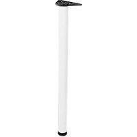 Hafele Worktop Leg White 870mm (27717)