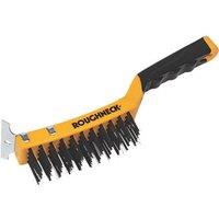 Roughneck Soft-Grip Carbon Steel Wire Brush (277JF)