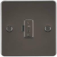 Knightsbridge 13A Unswitched Fused Spur Gunmetal (278TX)