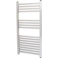 Kudox 1000mm x 500mm 1085BTU Chrome Flat Designer Towel Radiator (27953)