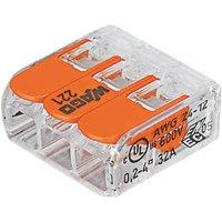 Wago 221-413 32A 3-Way Lever Connectors 50 Pack (2803R)