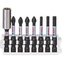 Bosch 1/4" Hex Shank Mixed Impact Control Screwdriver Bits 8 Piece Set (280FW)