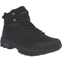 Hi-Tec Jackdaw Mid Size 8 Black Waterproof Non Safety Work Boots (280XE)