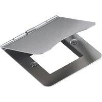 Knightsbridge Flat Plate 2-Module Modular Faceplate Brushed Chrome (282YA)