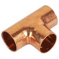 Endex Copper End Feed Equal Tees 15mm 10 Pack (28307)