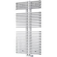 Ximax 1176mm x 600mm 3393BTU White Flat Designer Towel Radiator (2839V)