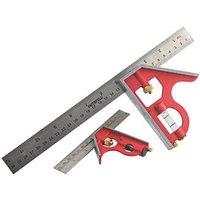 Faithfull Combination Square 2 Piece Set (283GC)