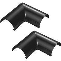 D-Line Mini Trunking Flat Bends 30mm x 15mm 2 Pack (283RA)