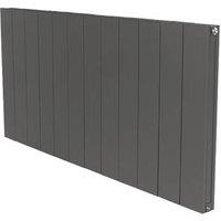 Towelrads Ascot 600mm x 1227mm 3899BTU Anthracite Horizontal Designer Radiator (283RY)