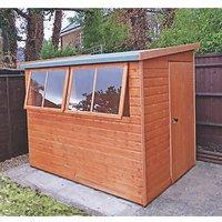 Shire Norfolk 9' x 6' (Nominal) Pent Tongue & Groove Timber Workshop (28407)