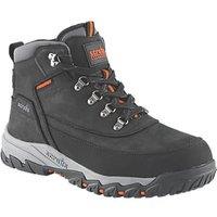 Scruffs Scarfell Size 10 Black Steel Toe Cap Safety Boots (284KV)