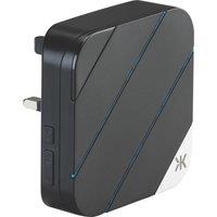 Knightsbridge DCRB Plug-In Door Chime Receiver Black (284YA)
