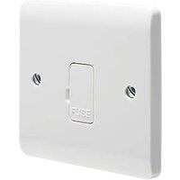 Crabtree Instinct 13A Unswitched Fused Spur White (285HV)