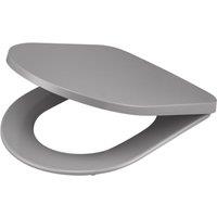 Tanaro Soft-Close with Quick-Release Toilet Seat Duraplast Grey (285RT)