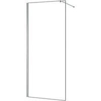 Triton Neo Frameless Showerwall Chrome 700mm x 2015mm (285TK)
