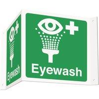 Essentials Eyewash Station Projecting Sign (3D) 200mm x 400mm (285YU)