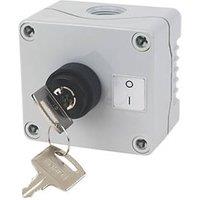 Hylec 1DE.01.09AG-SF 10A Double Pole Key Selector Switch NO/NC (28792)