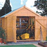 Rowlinson Premier 8' x 9' 6" (Nominal) Apex Shiplap Timber Shed (287PP)