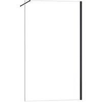 Triton Neo Frameless Showerwall Black 900mm x 2000mm (287TK)