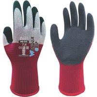 Wonder Grip WG-355 Dual General Handling Gloves Maroon/Grey Small (287VR)