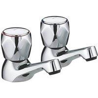 Bristan Club Pillar Basin Taps 1 Pair (288JE)