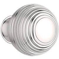 Elite Knobs & Handles Reeded Cabinet Knob Polished Nickel 30mm (288KK)