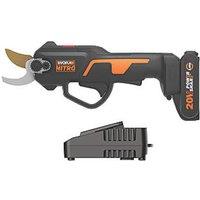 Worx WG330E 20V 1 x 2.0Ah Lithium PowerShare Cordless Bypass Secateurs (289HA)