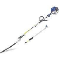 Hyundai HYPT5200X 425mm 52cc Long Reach Petrol Pole Hedge Trimmer/Pruner (289HM)