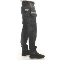 Lee Cooper LCPNT245 Stretch Holster Cargo Trousers Black 36 W 31 L (289HU)