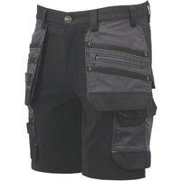 Site Brochman Shorts Black/Grey 38" W (289YV)