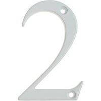 Fab & Fix Door Numeral 2 White 80mm (2901P)