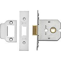 Eurospec Satin Chrome Flat Mortice Latch 65mm Case - 45mm Backset (2902T)