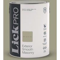 LickPro 5Ltr Smooth Green BS 12 B 21 Masonry Paint (290TM)