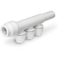JG Speedfit PEM582215BWP Plastic Push-Fit Reducing 3 Port Plumbing Manifold 22mm x 15mm (291TA)