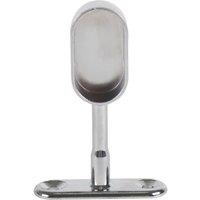 Essentials Oval Rail End Brackets Polished Chrome 30mm 2 Pack (291VE)