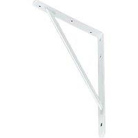 Essentials Heavy Duty Industrial Brackets White 395mm x 270mm 2 Pack (29256)