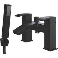 ETAL Kinlin Deck Mounted Bath Shower Mixer Tap Matt Black (292KG)