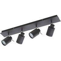 Spa Scorpius Bar 4-Light Spotlight Matt Black (292RV)