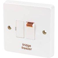 Crabtree Capital 13A Switched Fridge Freezer Fused Spur with Neon White (2938J)