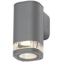 Zink EOS Outdoor Up or Down Wall Light Anthracite (293FH)