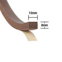 Stormguard Extra Thick Weatherstrips Brown 3.5m 2 Pack (29498)