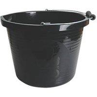 Red Gorilla Polyethylene Bucket Black 15Ltr (294HL)