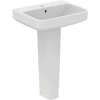 Ideal Standard i.life B Washbasin & Full Pedestal 1 Tap Hole 550mm (294KC)