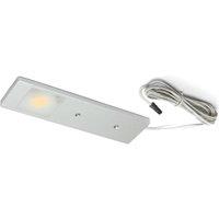 VEW Nova Rectangular LED Cabinet Lights Aluminium 3.5W 260lm 3 Pack (294TW)