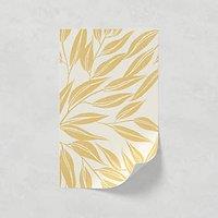 LickPro Yellow Botanical 06 Wallpaper Sample 0.18m x 0.29m (294VX)