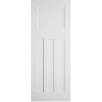 Primed White Wooden 4-Panel Shaker Internal Edwardian-Style Door 1981mm x 762mm (295FA)