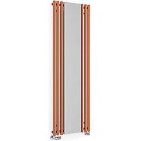 Terma Rolo-Mirror 1800mm x 590mm 2856BTU Copper Vertical Designer Radiator (295RH)