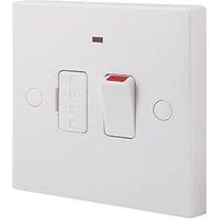 British General 900 Series 13A Switched Fused Spur with LED White (29670)