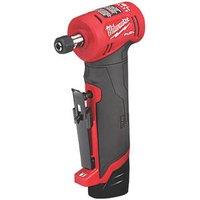 Milwaukee M12FDGA-422B 12V 2 x 2.0 / 4.0Ah Li-Ion RedLithium Brushless Cordless Angled Die Grinder (296XH)